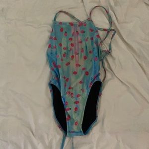 jolyn print jackson tie back onesie